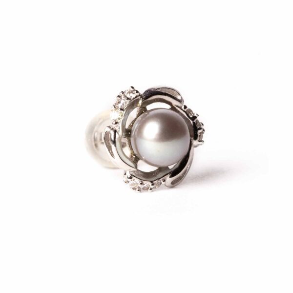 orecchini di perle coltivate e argento
